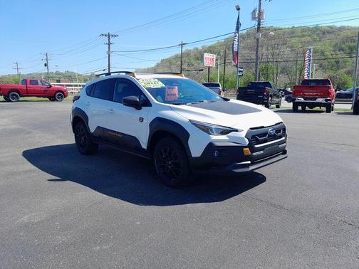 Crystal White Pearl 2024 Subaru Crosstrek Wilderness