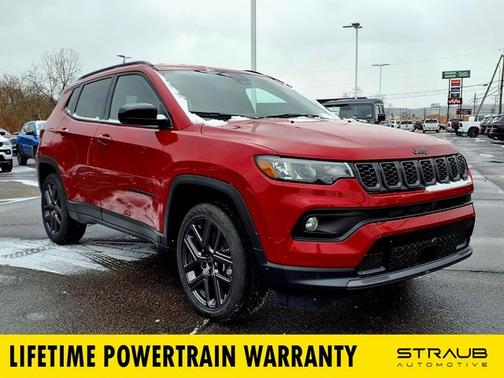 Red Hot Pearlcoat 2026 Jeep Compass Latitude
