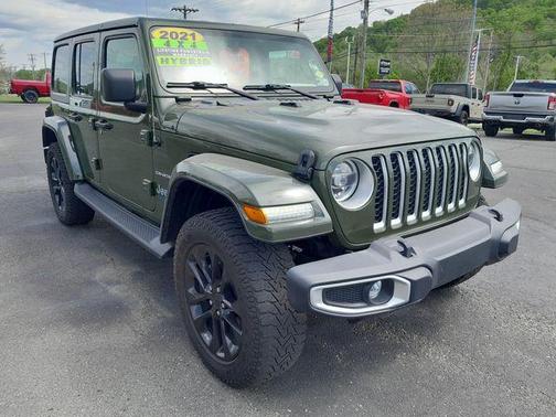 Sarge Green Clearcoat 2021 Jeep Wrangler Unlimited 4xe Sahara