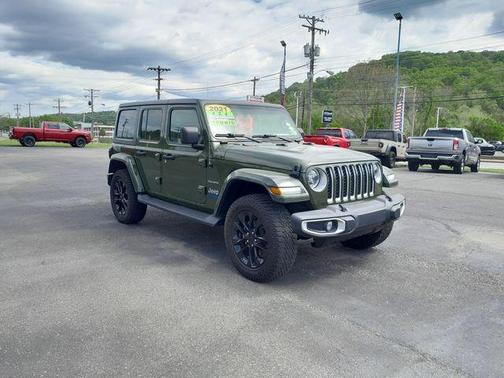 Sarge Green Clearcoat 2021 Jeep Wrangler Unlimited 4xe Sahara