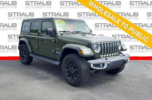 Sarge Green Clearcoat 2021 Jeep Wrangler Unlimited 4xe Sahara