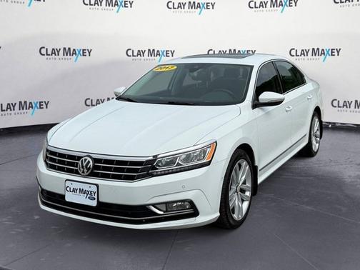 Pure White 2017 Volkswagen Passat 1.8T SEL Premium