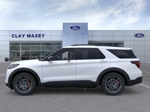 Star White Metallic Tri-Coat 2026 Ford Explorer ST