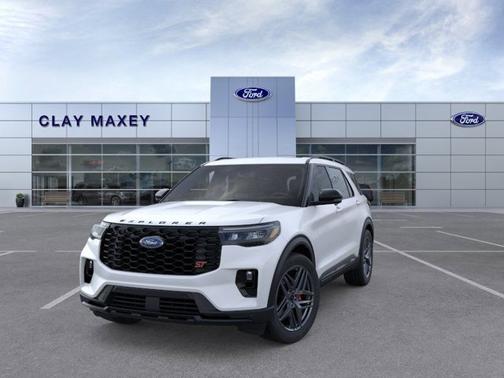 Star White Metallic Tri-Coat 2026 Ford Explorer ST