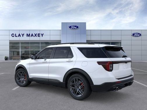Star White Metallic Tri-Coat 2026 Ford Explorer ST
