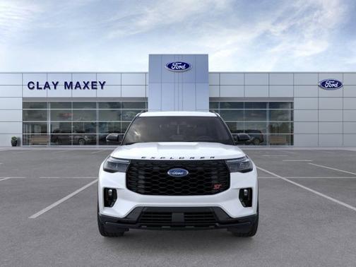 Star White Metallic Tri-Coat 2026 Ford Explorer ST
