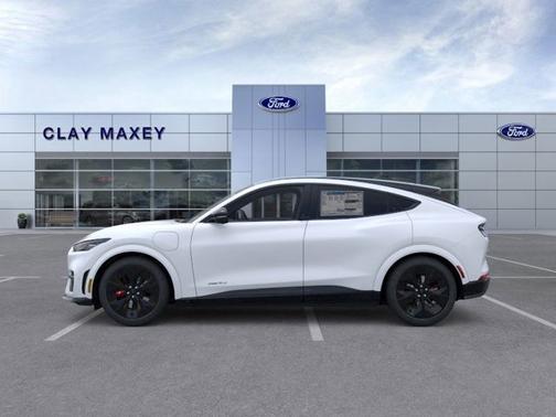 Star White Metallic Tri-Coat 2025 Ford Mustang Mach-E GT