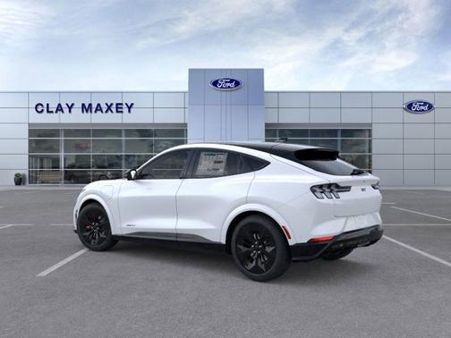 Star White Metallic Tri-Coat 2025 Ford Mustang Mach-E GT