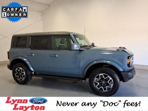 Azure Gray Metallic 2024 Ford Bronco Outer Banks