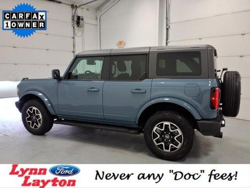 Azure Gray Metallic 2024 Ford Bronco Outer Banks