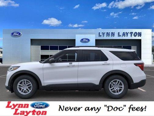 Space White Metallic 2026 Ford Explorer Active