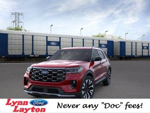 Rapid Red Metallic Tinted Clearcoat 2026 Ford Explorer Platinum