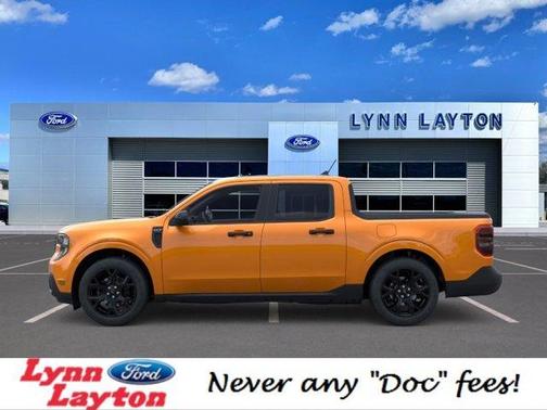 Orange Fury 2026 Ford Maverick XLT
