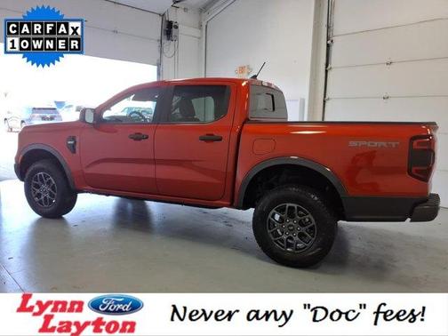 Red 2024 Ford Ranger XLT