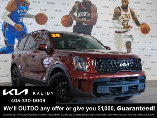 Red 2024 Kia Telluride EX X-Line