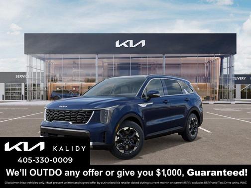 Midnight Black 2026 Kia Sorento S