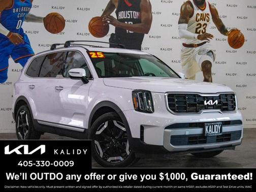 Glacial White Pearl 2025 Kia Telluride S