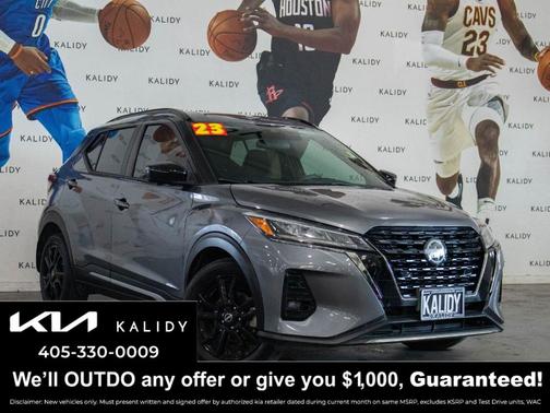 Gun Metallic 2023 Nissan Kicks SR