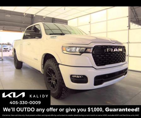 Bright White Clearcoat 2025 RAM 1500 Big Horn