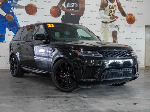 Santorini Black 2021 Land Rover Range Rover Sport HST
