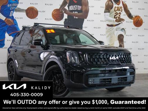 Ebony Black 2024 Kia Telluride SX