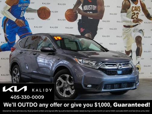 Modern Steel Metallic 2019 Honda CR-V EX-L