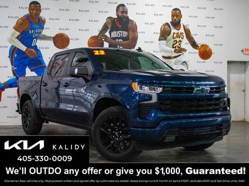 Northsky Blue Metallic 2023 Chevrolet Silverado 1500 RST