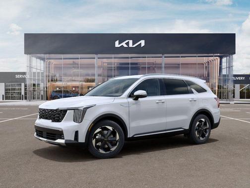 Snow White Pearl 2026 Kia Sorento Hybrid EX
