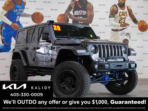 Granite Crystal Clearcoat Metallic 2020 Jeep Wrangler Unlimited Rubicon