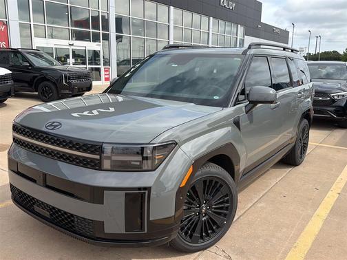 Hampton Gray 2025 Hyundai SANTA FE HEV Calligraphy