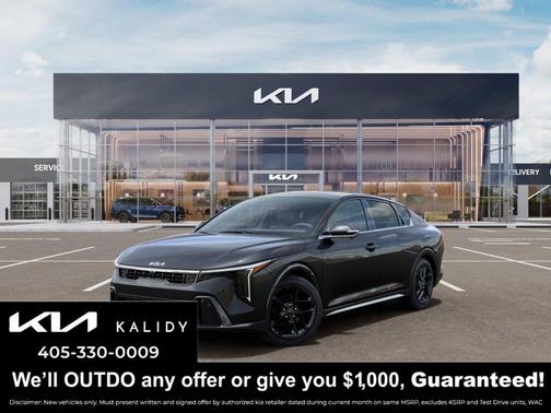 Gray 2026 Kia K4 GT-Line Turbo
