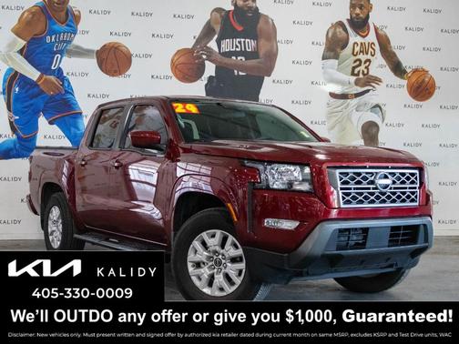 Cardinal Red Metallic 2024 Nissan Frontier SV