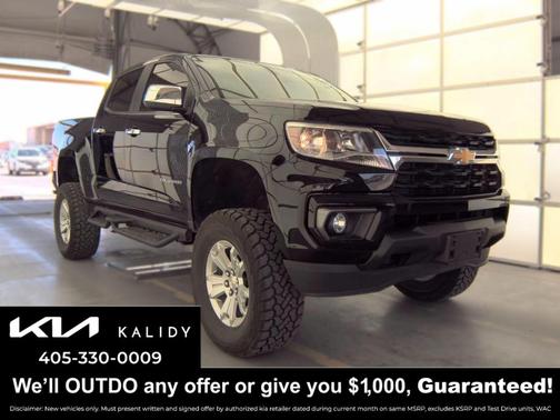 Black 2021 Chevrolet Colorado LT