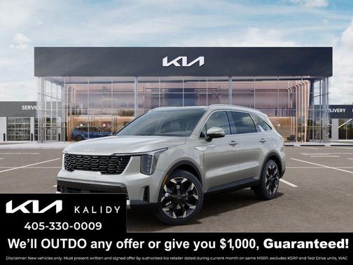 Ivory Silver 2026 Kia Sorento EX