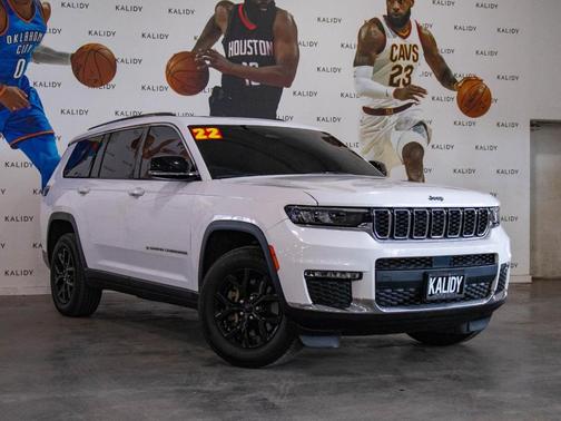 Bright White Clearcoat 2022 Jeep Grand Cherokee L Limited