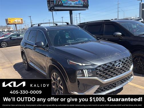 Twilight Black 2022 Hyundai SANTA FE Calligraphy