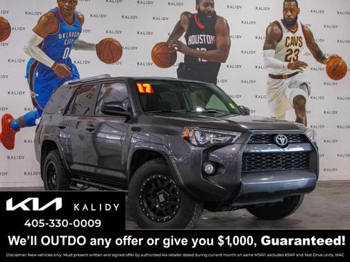 Magnetic Gray Metallic 2017 Toyota 4Runner SR5