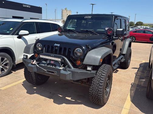 Black 2008 Jeep Wrangler Unlimited Rubicon