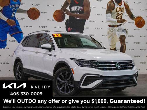 Pure White 2022 Volkswagen Tiguan 2.0T SE