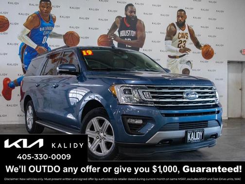 Blue Metallic 2019 Ford Expedition Max XLT