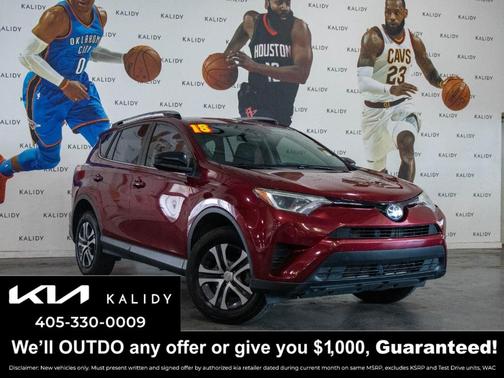 Ruby Flare Pearl 2018 Toyota RAV4 LE