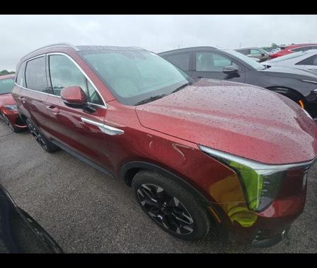 Red 2025 Kia Sorento EX