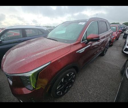 Red 2025 Kia Sorento EX