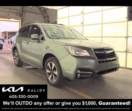 Jasmine Green Metallic 2017 Subaru Forester 2.5i Limited
