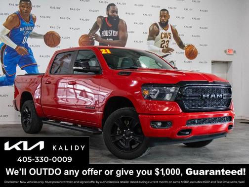 Flame Red Clearcoat 2021 RAM 1500 Big Horn