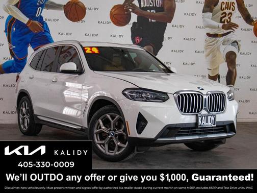 Alpine White 2024 BMW X3 sDrive30i
