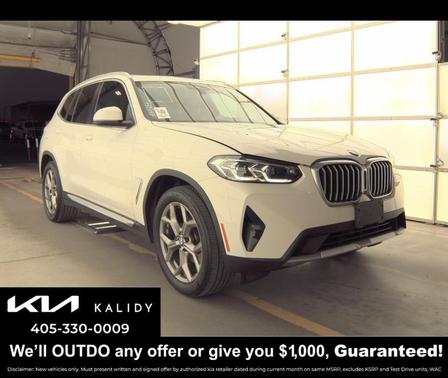 Alpine White 2024 BMW X3 sDrive30i