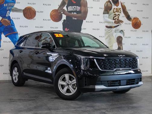Ebony Black 2025 Kia Sorento LX
