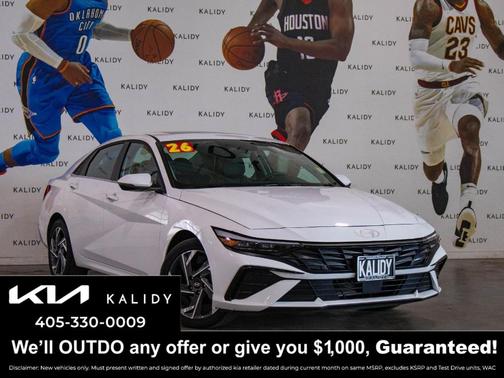White 2026 Hyundai ELANTRA Limited