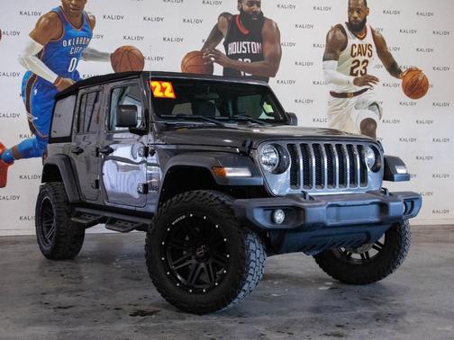 Granite Crystal Clearcoat Metallic 2022 Jeep Wrangler Unlimited Sport